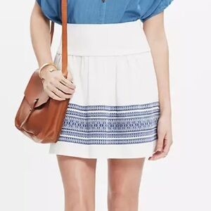 Madewell Skyline Skirt in Cabana Jacquard NWT